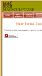 Mobile Screenshot of macsculpture.com